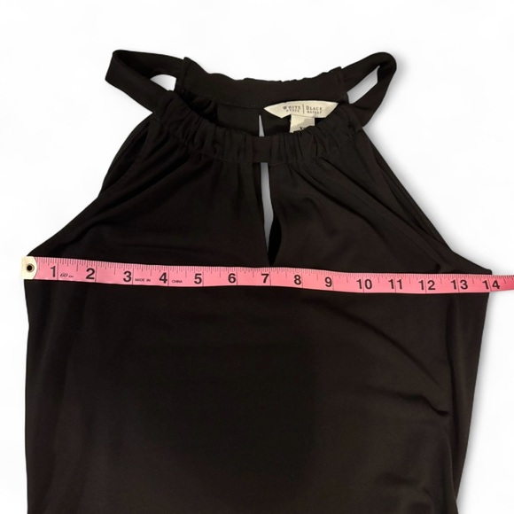 Extra Small White House Black Market Classic Black Dress LBD Cocktail - Picture 4 of 7